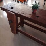 Carpenter's wooden workbench