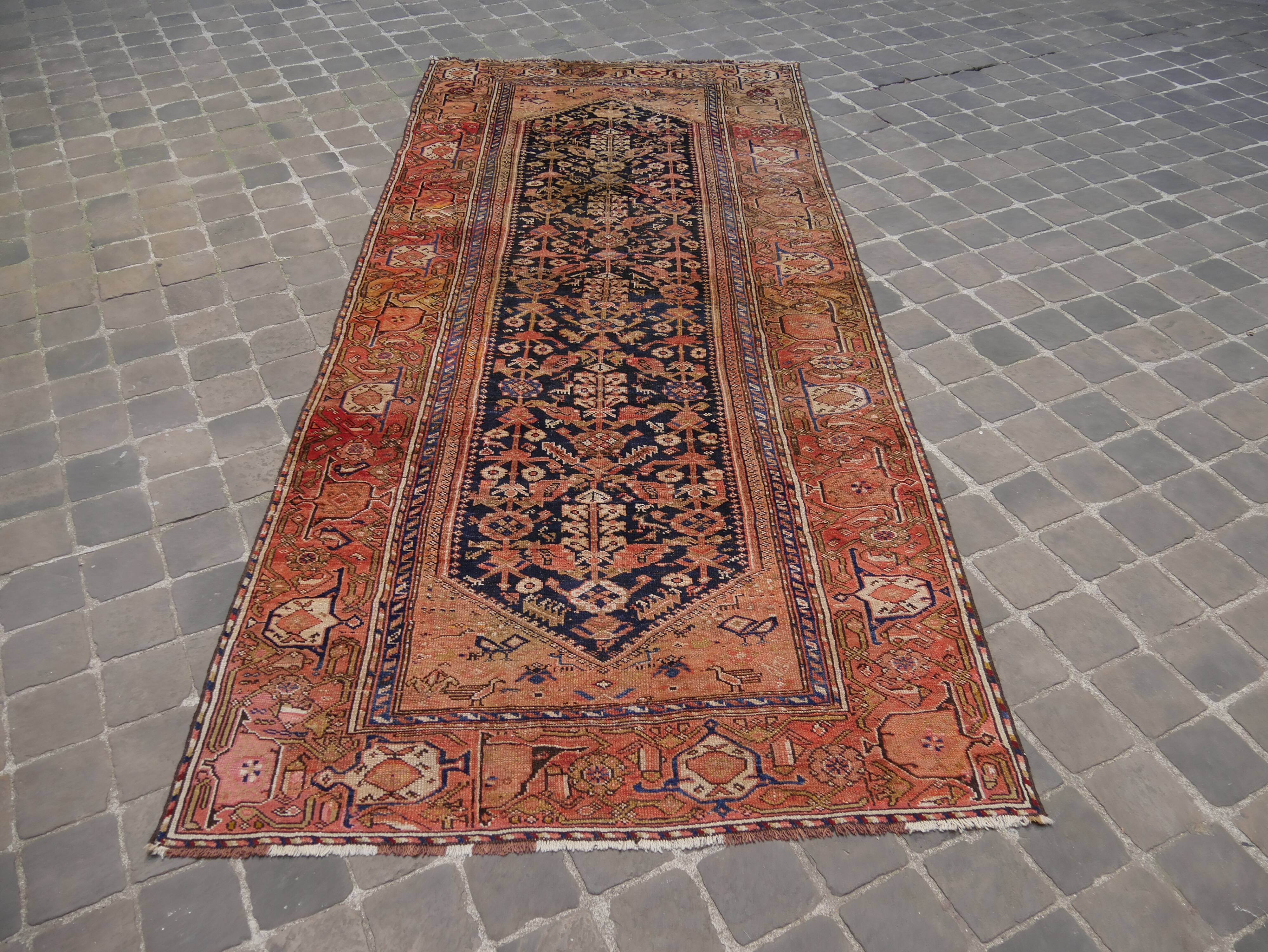 Malayer corridor persian carpet 307 x 102 cm