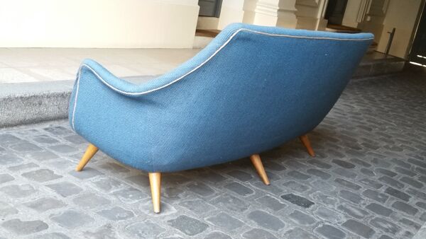 Canapé Arc Sofa curved EGG scandinave années 50-60