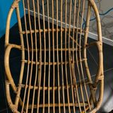Fauteuil lounge en rotin