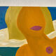 Abstract nude woman portrait