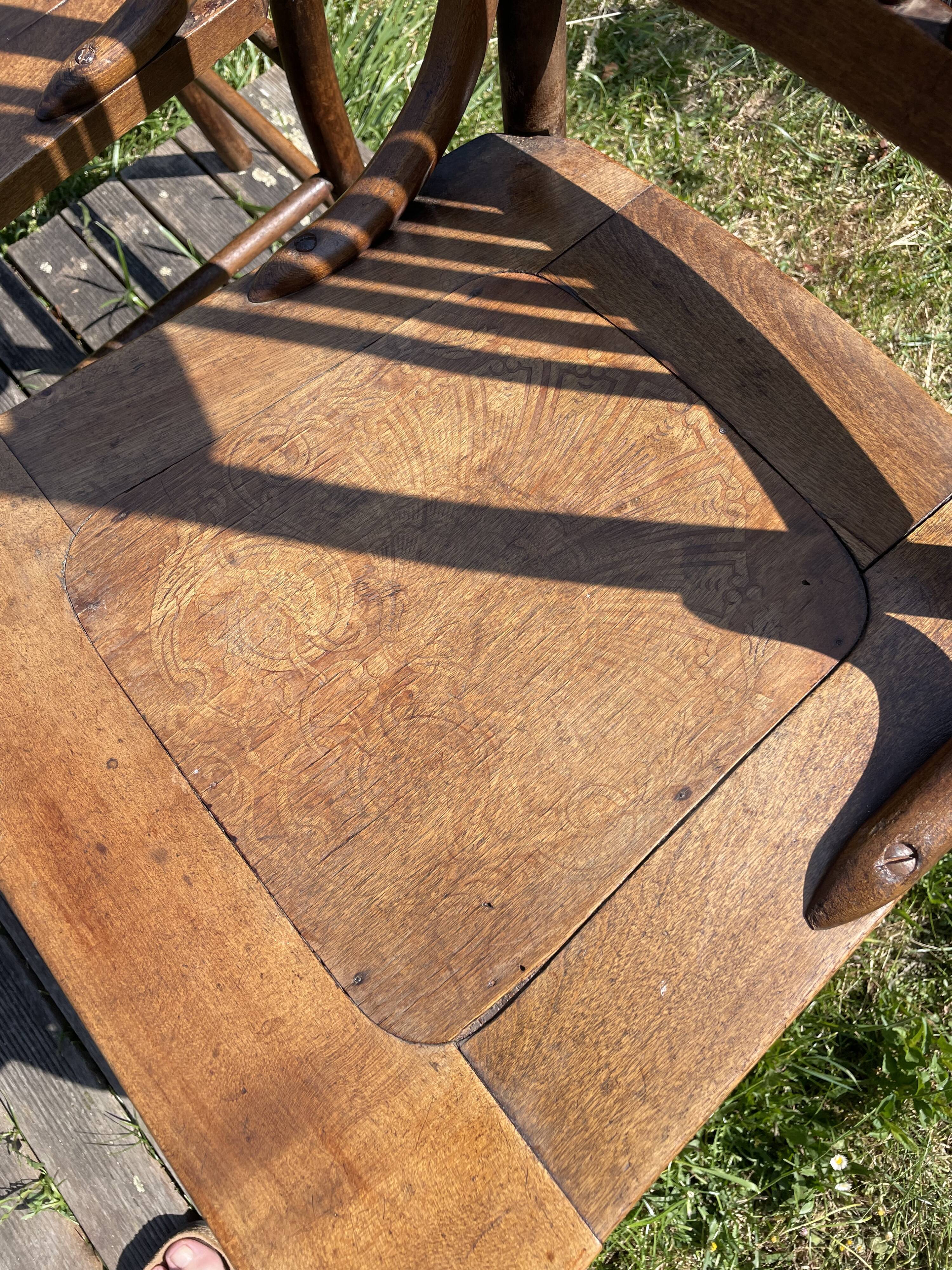 Paire de chaises bistro
