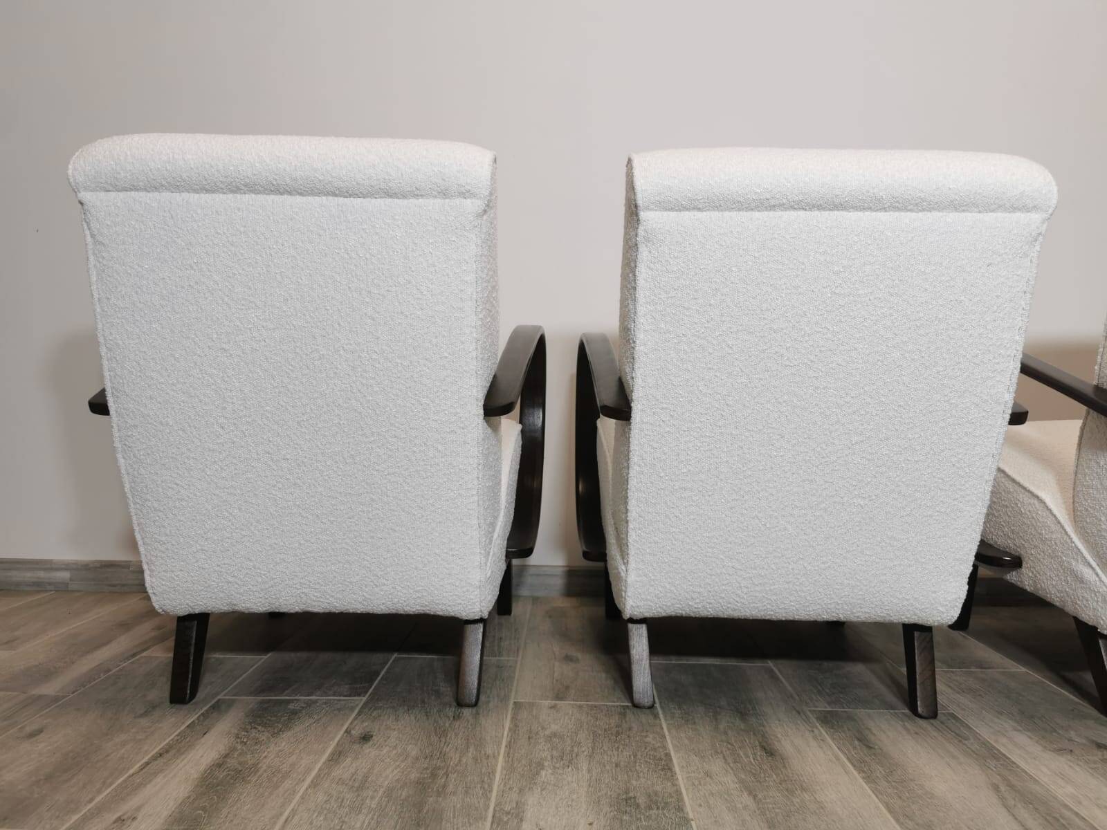 Set de 3 fauteuils par Jindrich Halabala, 1940s