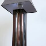 Kinetic lamp 70s, altuglas and chrome steel. France, circa 1970