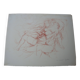 GILI Marcel - Original lithograph "Naked woman" 50x65cm