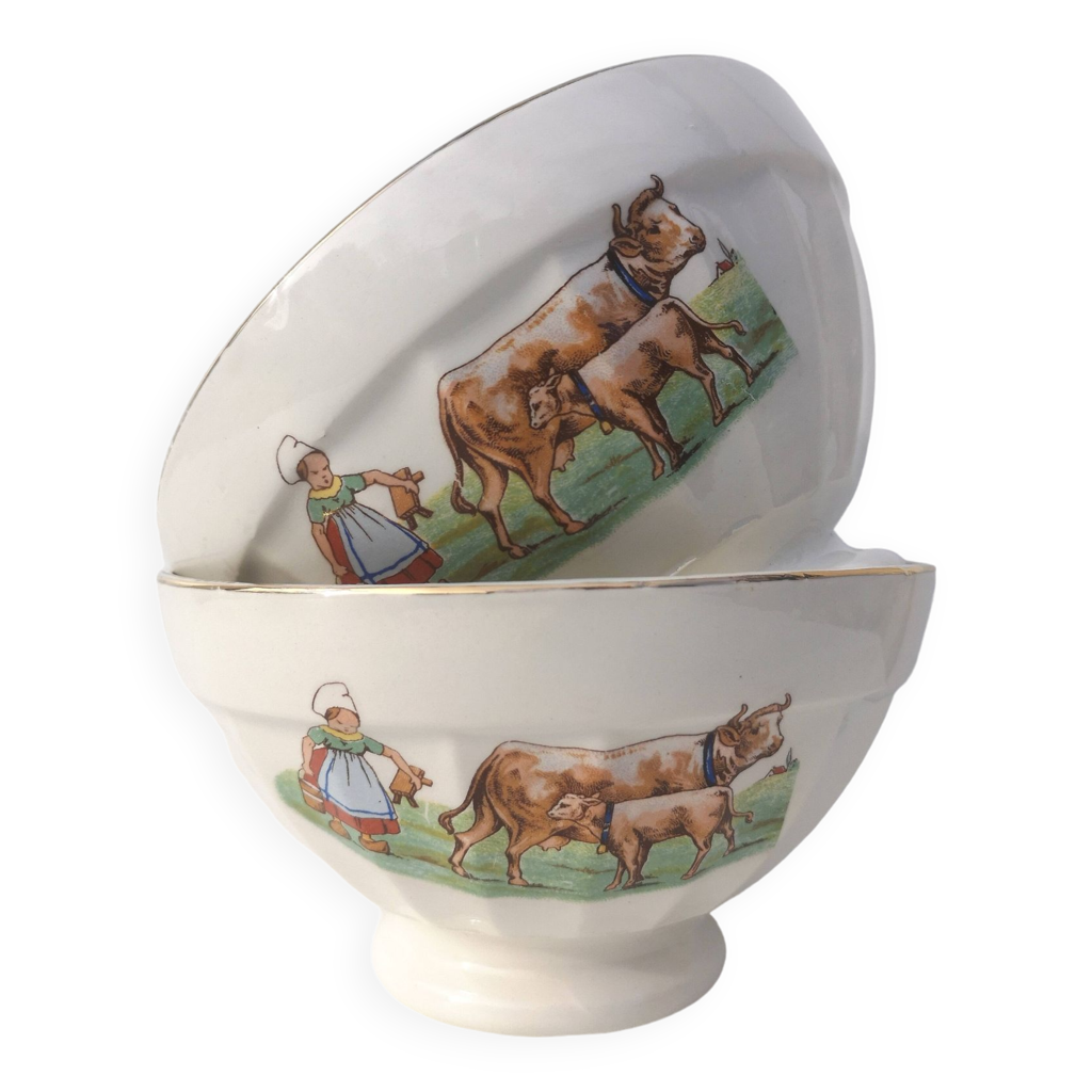 LEHAHA Lot De 2 Grands Bols De Service En Mélamine De Tournesol, 35 Cm