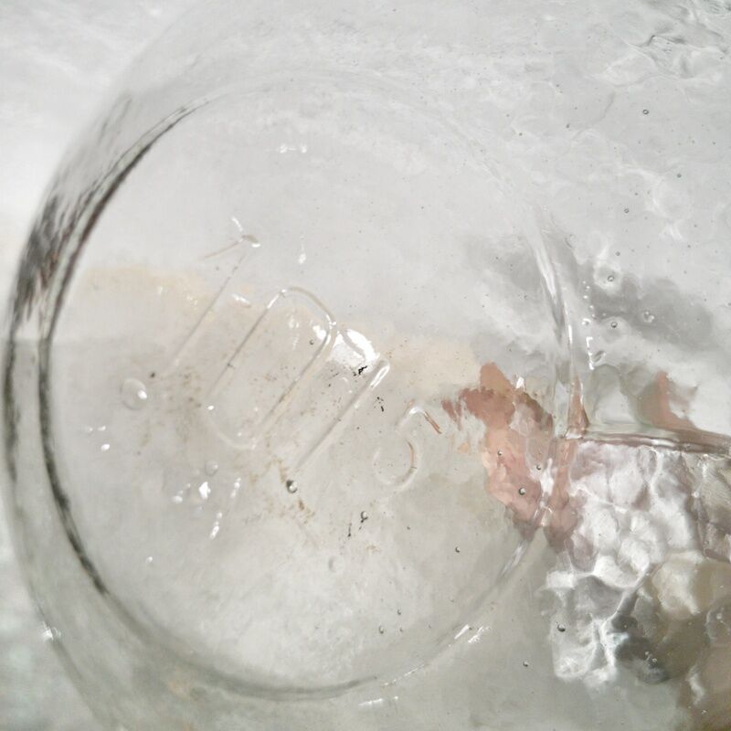 Demijohn transparent glass
