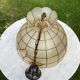 Suspension nacre et laiton vintage 1970