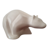 Cracked porcelain polar bear