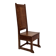 Art Deco High Back chair in oak minimalist design