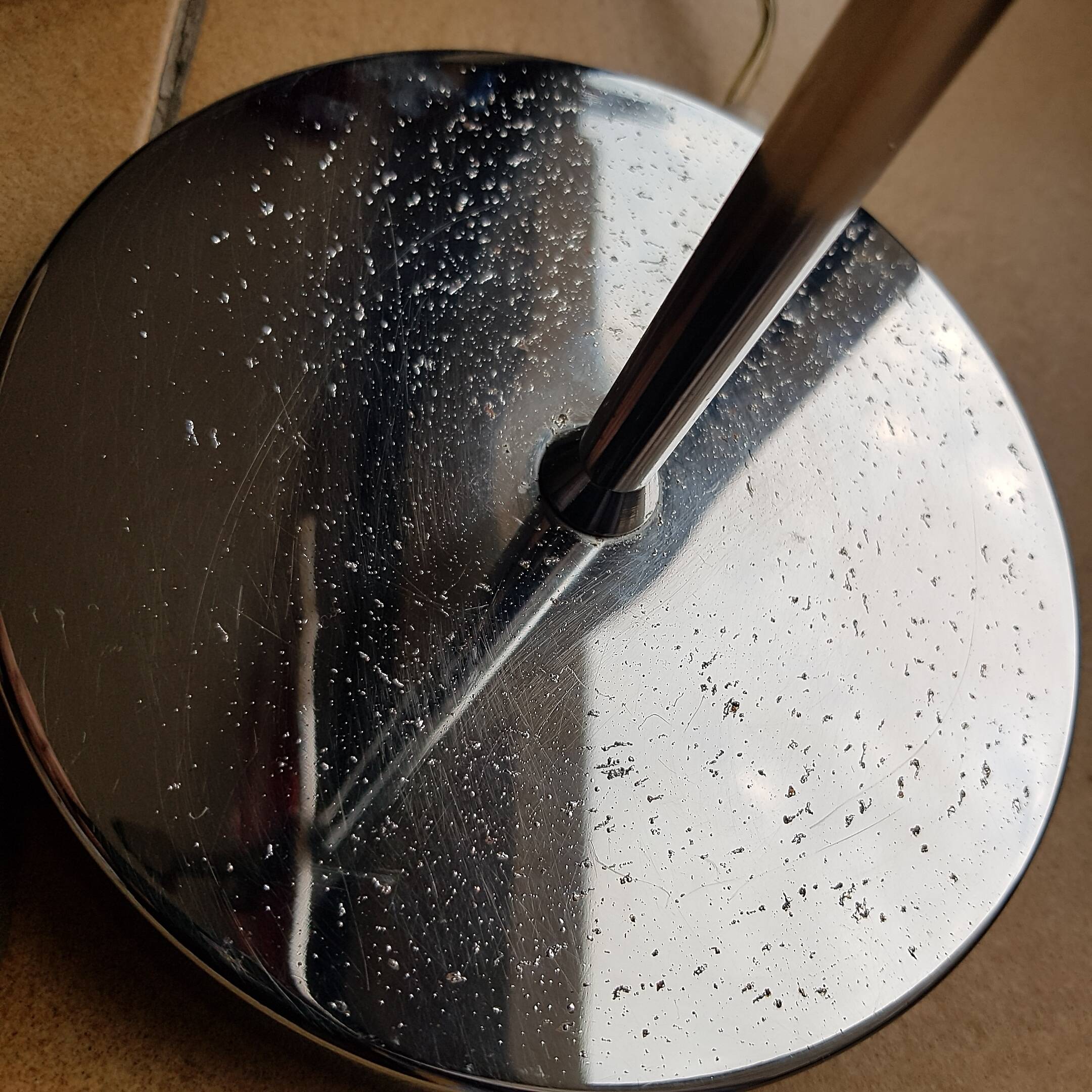 Late 70's psychedelic style reflective lamp