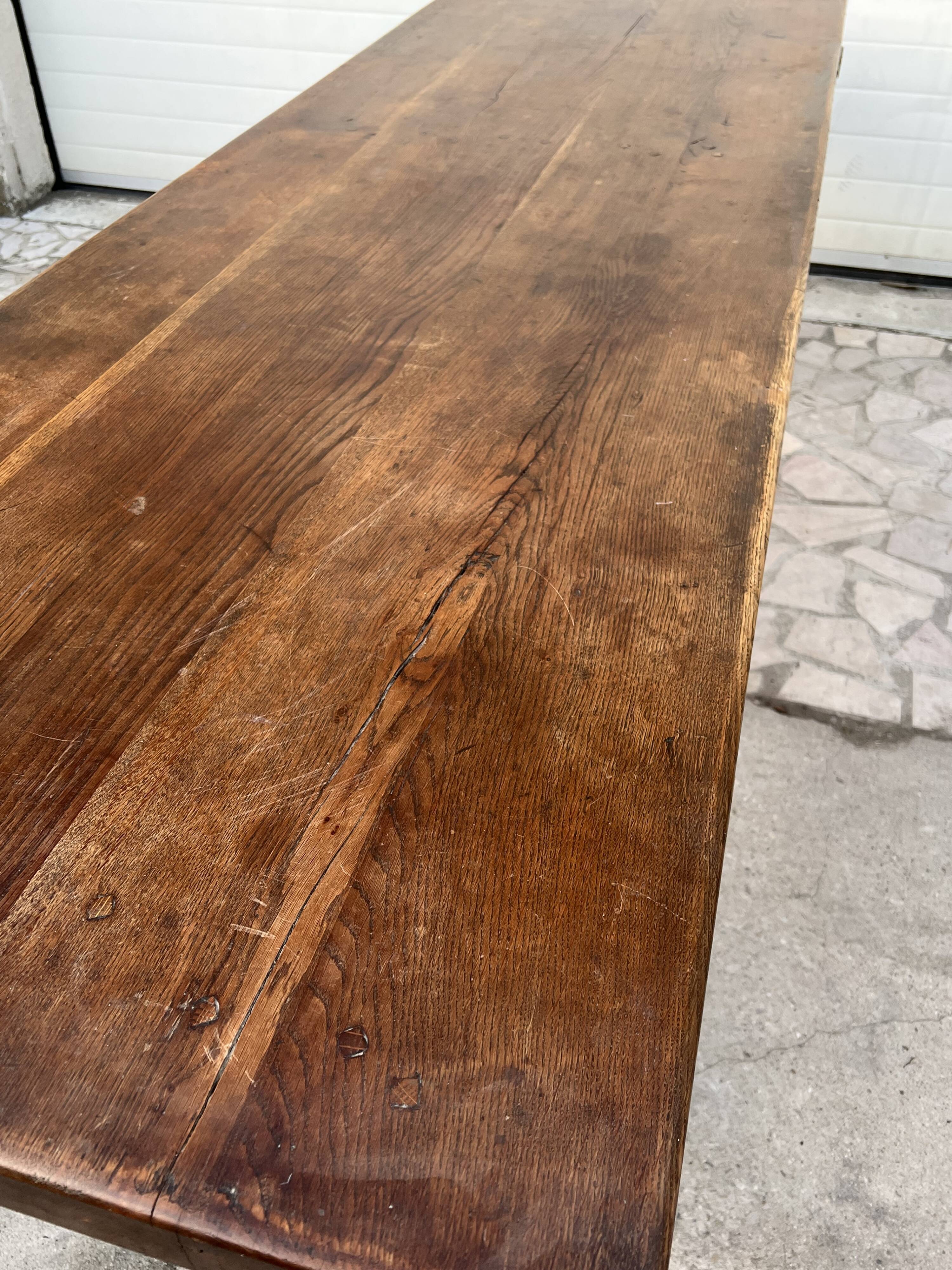 Oak monastery farm table