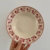 Set of 12 deep plates in Badonviller earthenware