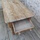 Small antique farmhouse table in solid pine.