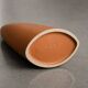 Mid-Century German Modern Stoneware Brick Red Vase from Asa Selection, 1980