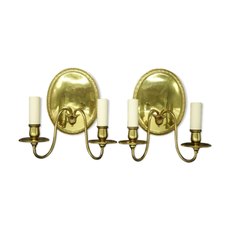 Paire d'appliques style Louis XVI