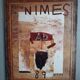 Julian Schnabel feria Nimes 1989 poster under glass