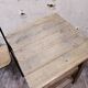 Old square workbench