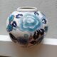 round porcelain vase from China, 19th century, glazed, diameter 11 cm, height 10 cm