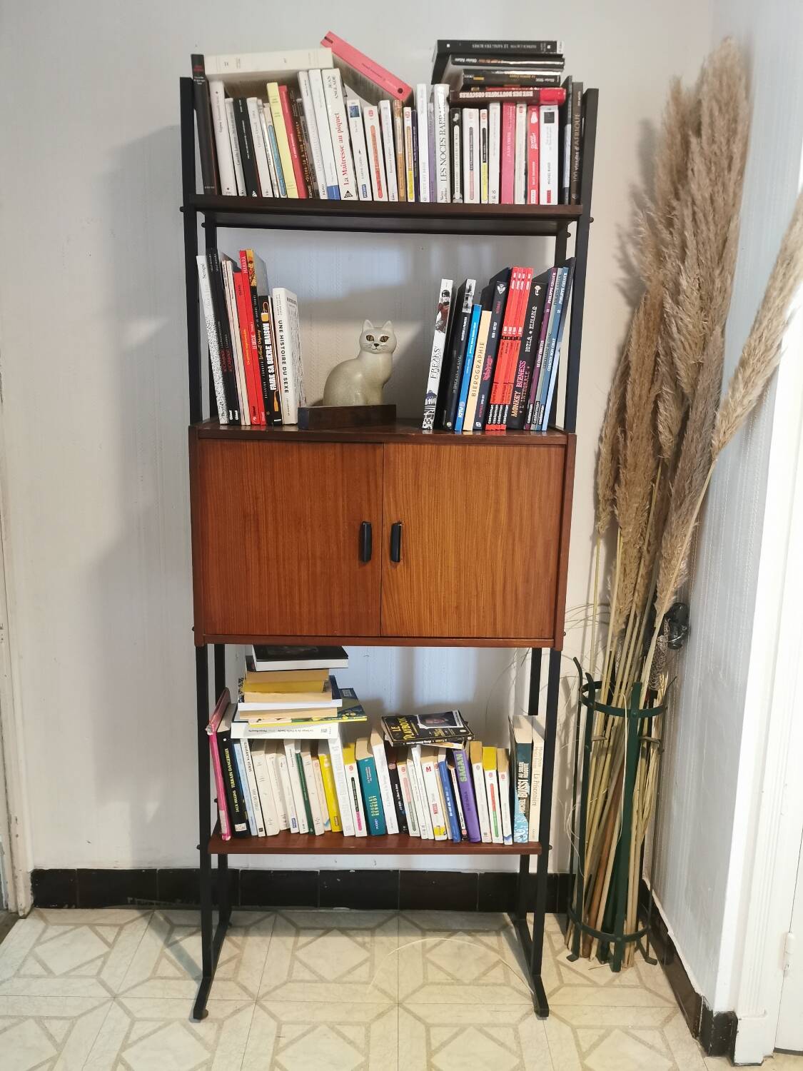 Bibliothèque modulable années 60 Italie