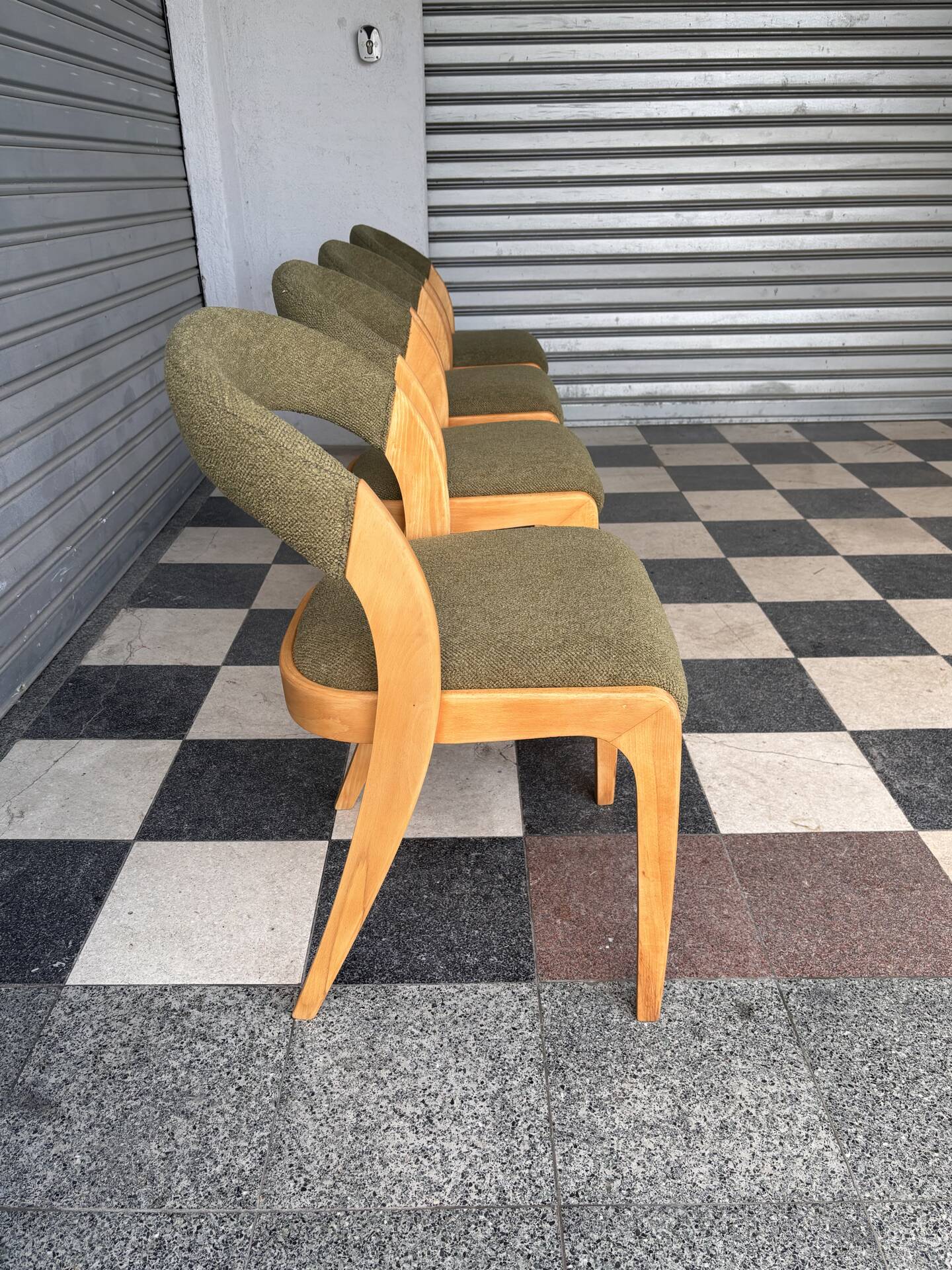 Set de 4 chaises gondoles Baumann