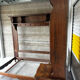 Solid wood bookshelf - French work from the 1950s