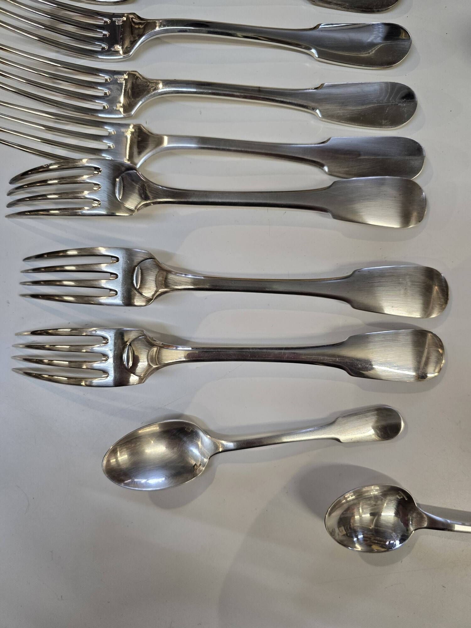 Christofle cutlery in silver metal 20 pieces mid-20th century
