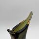 Sommerso Vase Flavio Poli Seguso Murano Green Amber Glass 1950