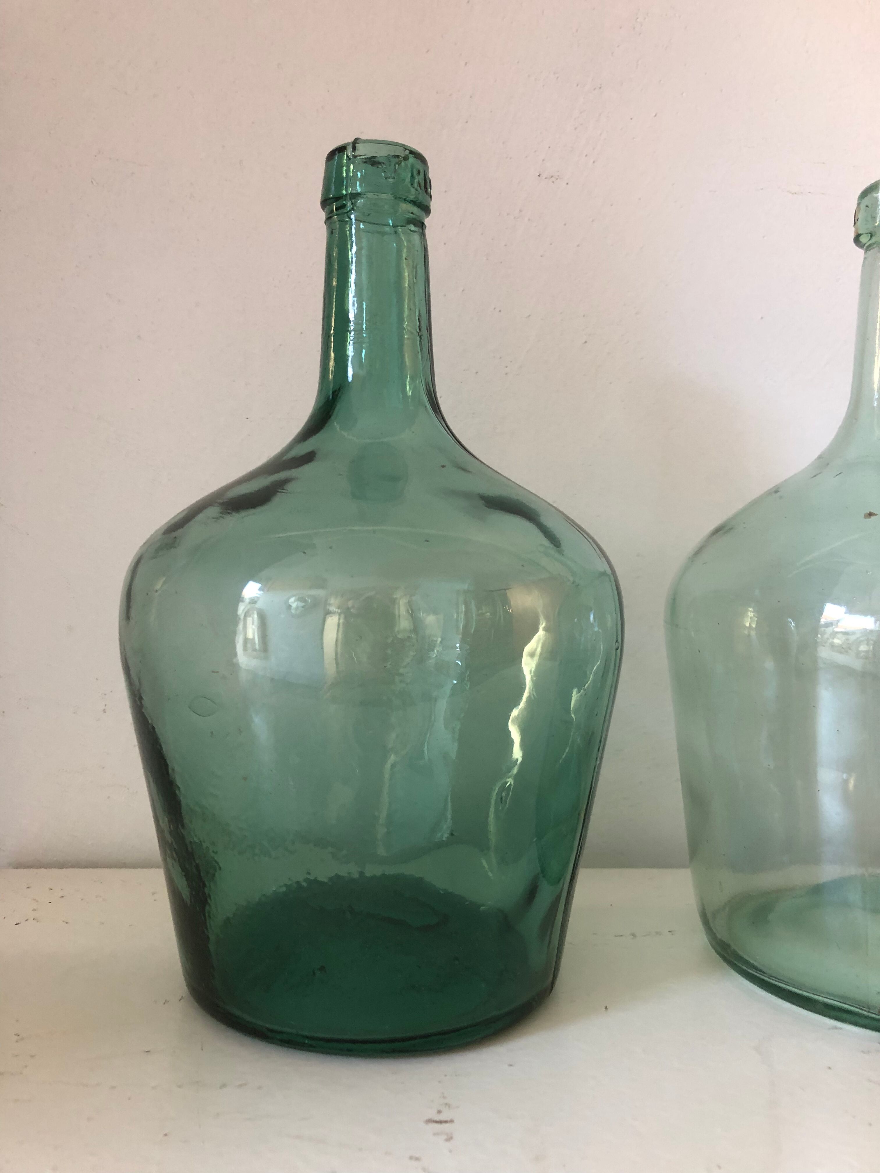Demijohn  trio / vintage bottle