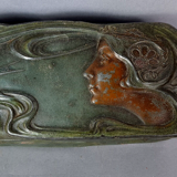 Box / box Art Nouveau in regulation signed Tonchery era around 1900 SB