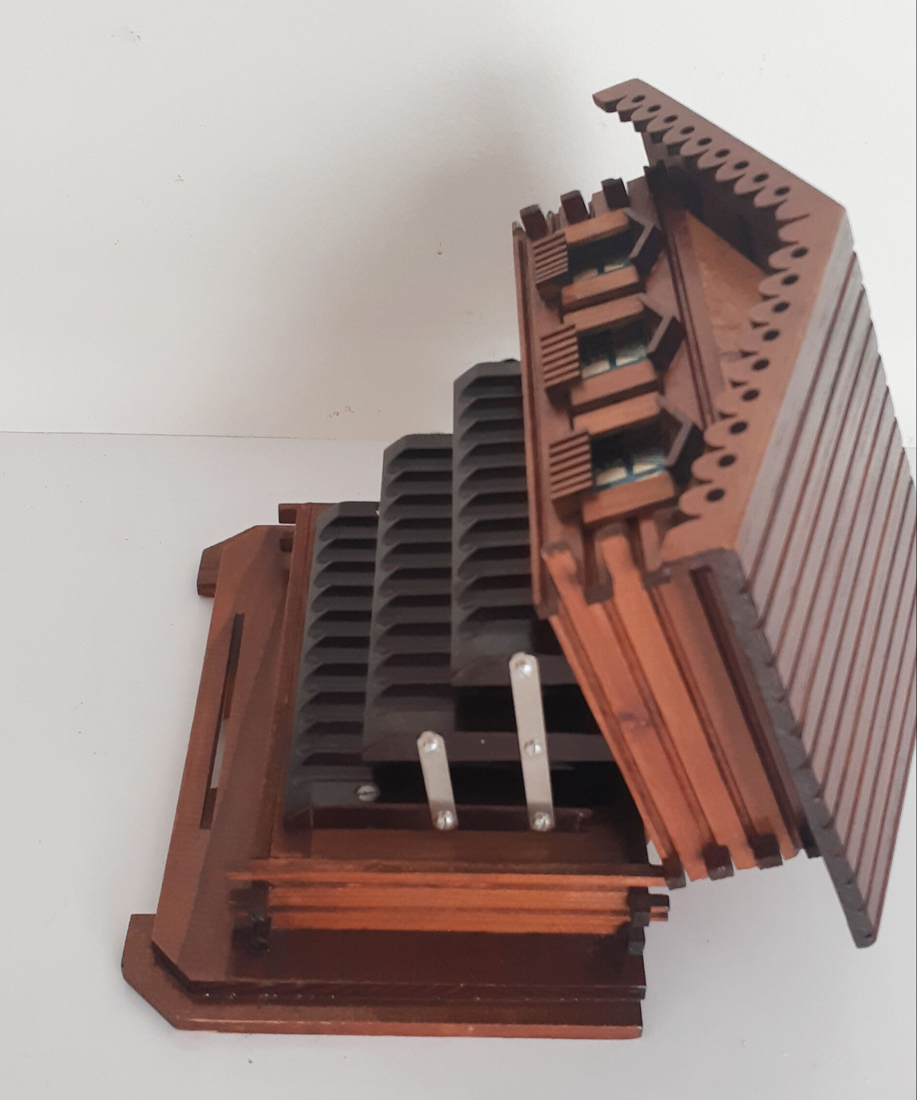 Swiss wooden chalet cigarette storage, mountain chalet