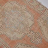 Tapis anatolien orange et beige sku 2434