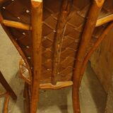2 seventies palm tree chairs