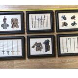 Lot of 6 framed engravings on a medieval theme