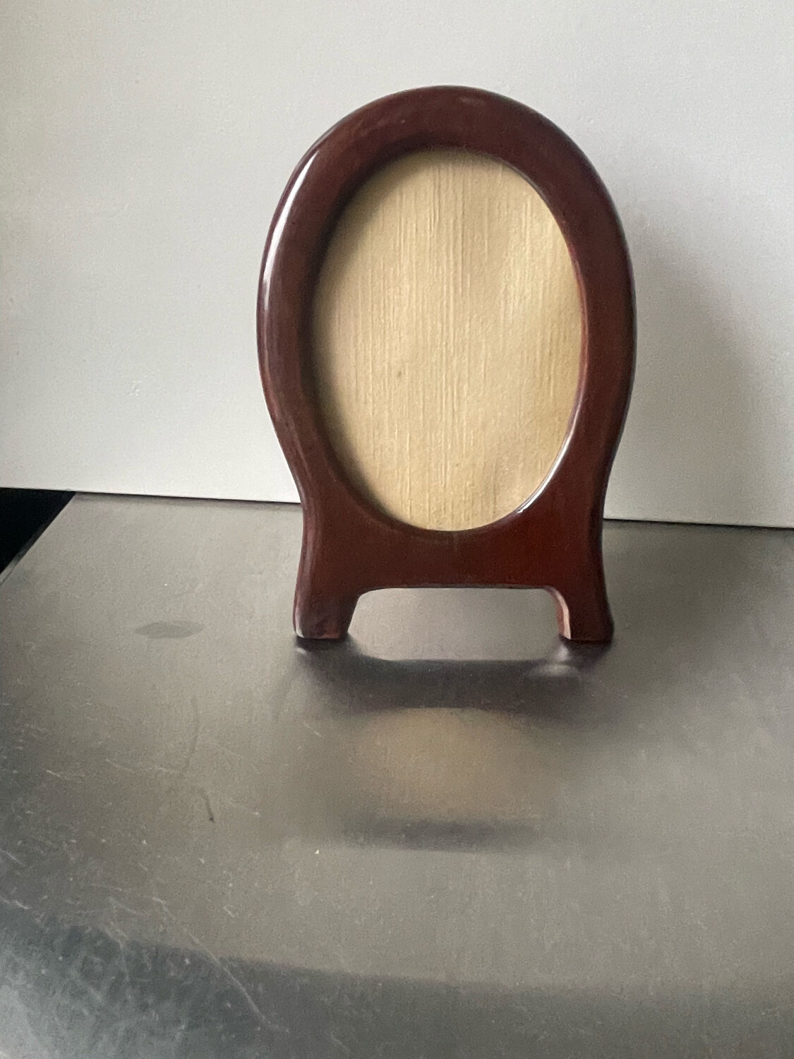 Vintage art deco style mahogany wooden frame measurements 17 cm x 12 cm