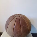 Vintage leather medicine ball Ø25cm
