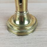 Bougeoir à poussoir en laiton
