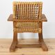 Armchair for Vibo Vesoul in wood and rope