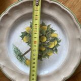 Lemon tree pattern dessert plates - Italian ceramic