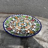 Plat Talavera - Céramique Mexicaine Vintage - Diamètre 29 cm