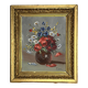 Oil on canvas still life bouquet signed Delaure 20th century