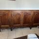 Louis XV Style Sideboard in Mahogany with Four Doors