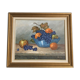 Painting oil on canvas fruit decoration by Lau Spigle