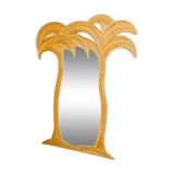 Rattan “palm trees” mirror