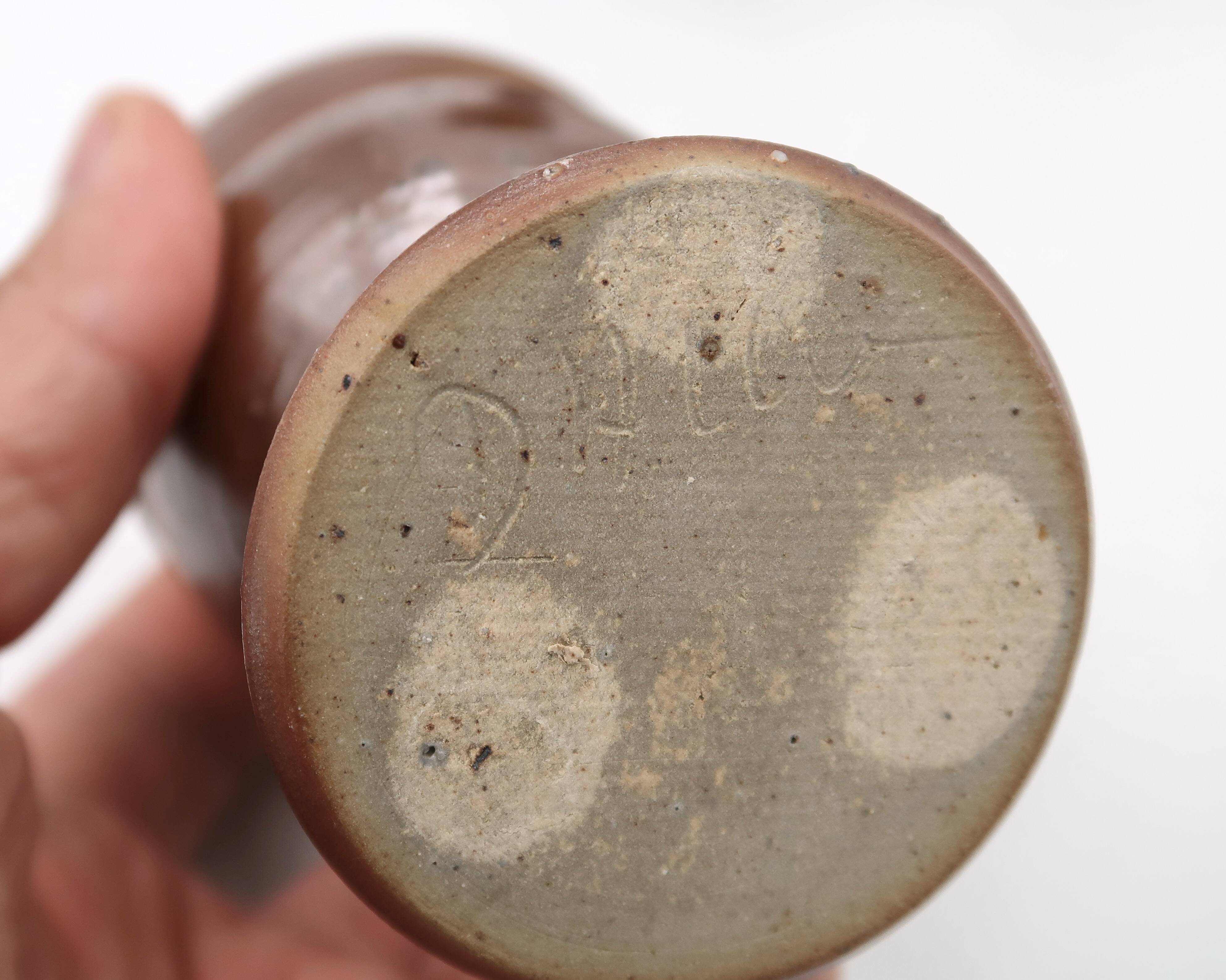 Stoneware coffee cups from Dalloun, La Borne, 1970s