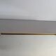 Minimalist rectangular wall mirror with a brass frame, 1960s, Germany