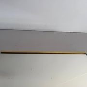 Minimalist rectangular wall mirror with a brass frame, 1960s, Germany