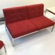 Canapé 2 places et 2 fauteuils "samourai" design joseph andré motte édition  aiborne 1961