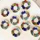 Set of coffee cup saucers (x6) Villeroy & Boch Acapulco