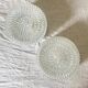 Pair of vintage glass ceiling lights